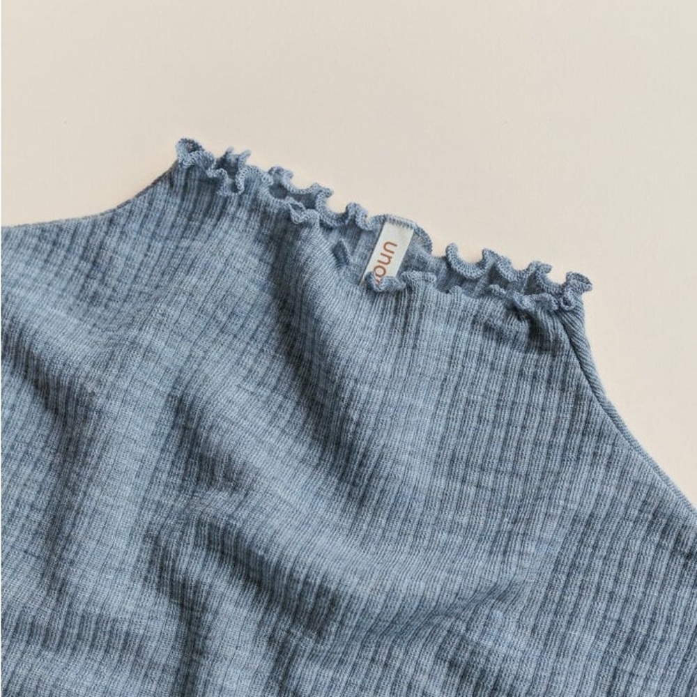 Unaduna -Kate long sleeve turtleneck rib - color nila - Picture 7 of 9